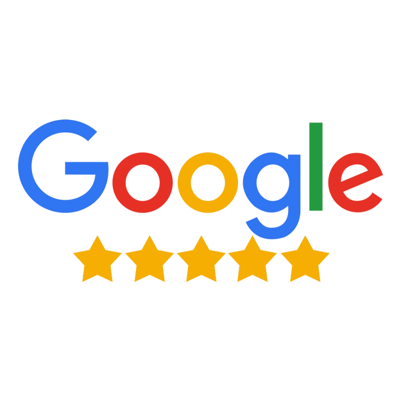 Logo Google avec un avis 5 étoiles